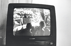 Television showing the funeral of Princess Diana, Sha Wan Drive, 6 September 1997