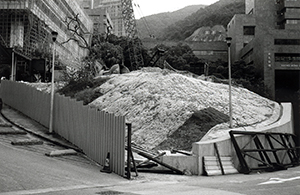 The site of the former Chemistry Building, HKU, Pokfulam, 14 October 1997