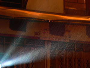 Rainy weather at night, Tai Ping Shan, 2 April 2008