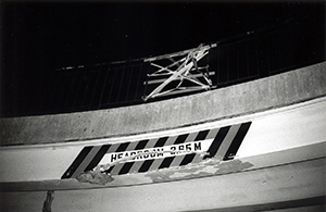 Damage to an overhead road, University of Hong Kong, Pokfulam, 11 December 1997