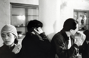 Audience at the Clothink event at the Visual Arts Centre, Hong Kong Park, 17 January 1998