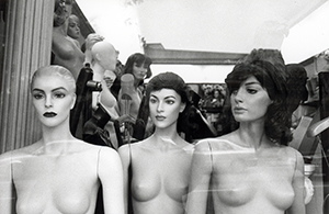 Fashion mannequins for sale in a shop on Austin Road, Kowloon, 19 January 1998