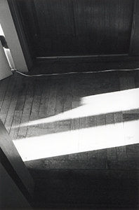 Late afternoon light on a wooden floor, Sha Wan Drive, Sandy Bay, 30 January 1998