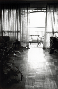 Living room with late afternoon light, Sha Wan Drive, Sandy Bay, 1 February 1998