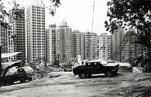 Roadworks on Pokfulam Road, Pokfulam, 20 March 1998