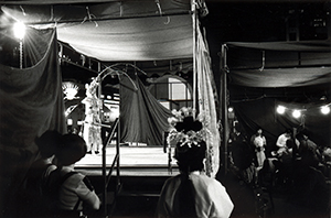 A Chinese opera performance, Southorn Playground, Wanchai, 13 May 1998