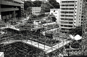 Kadoorie Biological Sciences Building under construction, University of Hong Kong, 26 May 1998