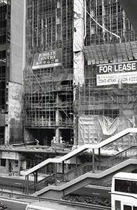 Construction, Gloucester Road, Wanchai, 18 June 1998