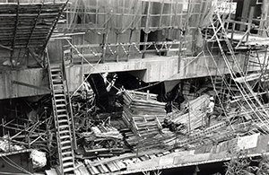 Construction of Kadoorie Biological Sciences Building, University of Hong Kong, 9 September 1998