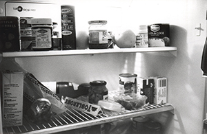 Interior of a fridge, Sha Wan Drive, October 1998