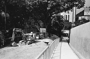 Former site of Man Yuen Flower Garden, near the top of Mount Davis Road, Pokfulam, 1 October 1998