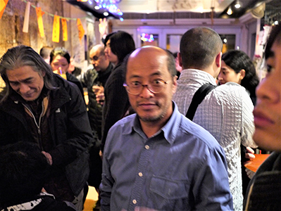 A gathering of friends at Club 71, Central, 10 February 2013