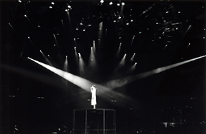 Faye Wong performing at the Hong Kong Coliseum, 9 January 1999