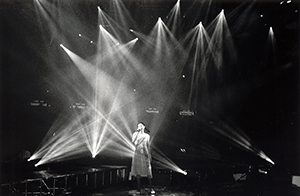 Faye Wong performing at the Hong Kong Coliseum, 9 January 1999