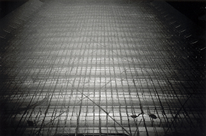 Scaffolding on the building of the Hong Kong Club, Jackson Road, Central, 11 February 1999