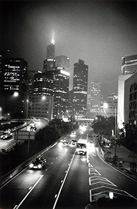 Night view of Gloucester Road, Wanchai,  23 March 1999