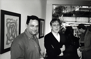 Opening of Frank Vigneron's exhibition at the John Batten Gallery, Peel Street, Central, 8 May 1999