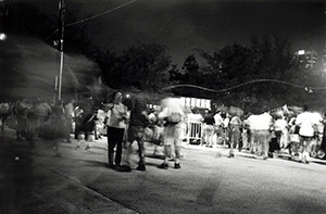 At the June 4th memorial rally, Victoria Park, Causeway Bay, 4 June 1999
