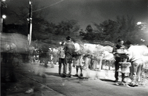 At the June 4th memorial rally, Victoria Park, Causeway Bay, 4 June 1999