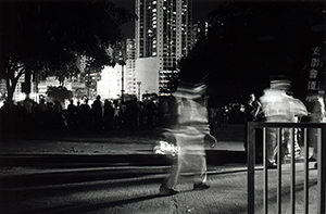 At the June 4th memorial rally, Victoria Park, Causeway Bay, 4 June 1999