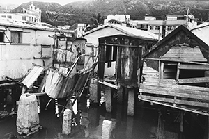 Dilapidated stilt house in Tai O, Lantau Island, 19 June 1999