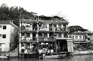 Waterfront house in Tai O, Lantau Island, 19 June 1999