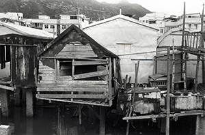 Dilapidated stilt house in Tai O, Lantau Island, 19 June 1999