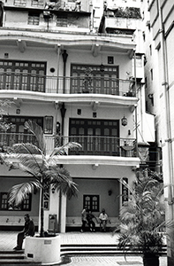 A building on Li Chit Street, Wanchai, 12 July 1999