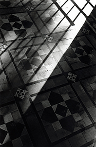 Afternoon shadows, Main Building, HKU, 9 December 1999