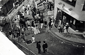 D'Aguilar Street viewed from above, 1 January 2000