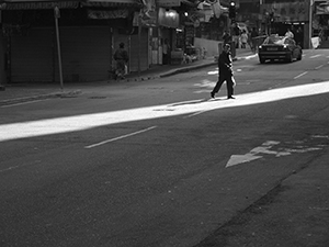 Winter light, Morrison Street, Sheung Wan, 1 January 2005