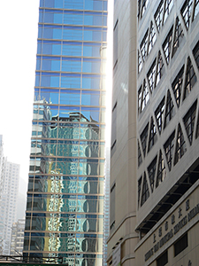 Sheung Wan Civic Centre with a building behind, Sheung Wan, 1 January 2005