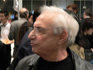 American architect Frank Gehry in Pacific Place, Admiralty, 11 March 2005