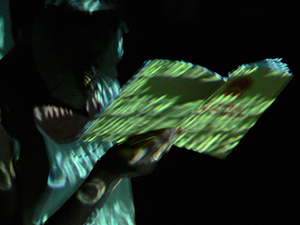 Performance involving a copy of the Basic Law, Hong Kong's post-handover mini constitution, Para Site Art Space, Po Yan Street, Sheung Wan, 23 April 2005