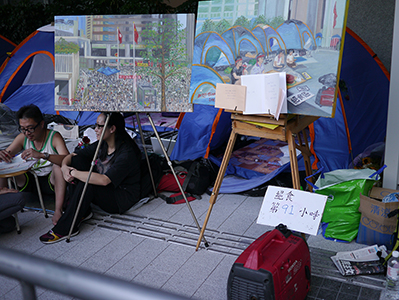 Hunger strike against an attempt by the Government to introduce national education into the school curriculum, Civic Square, 5 September 2012