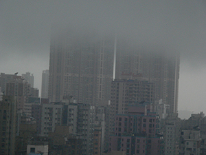 The Belcher's in low cloud, 21 June 2005