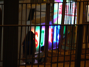 The Hong Kong cityscape at night, 3 October 2005