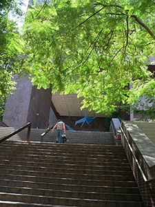 Steps on the University of Hong Kong campus, 4 October 2005