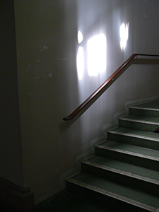 Afternoon light inside the Main Building, University of Hong Kong, 3 June 2005