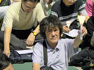 Participants in the June Fourth memorial rally, Victoria Park, 4 June 2006