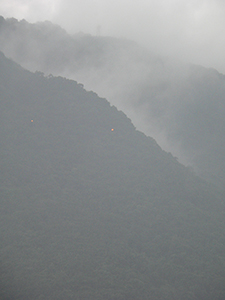 View of the Peak in misty weather, 9 September 2006
