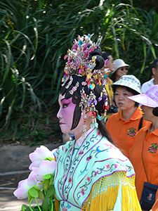 Opera performer, Tai Ping Ching Chiu at Shek O, a once in a decade 'Prayer Festival', 4 November 2006