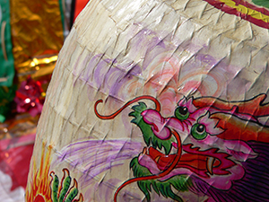 Dragon on a paper lantern, Tai Ping Ching Chiu at Shek O, a once in a decade 'Prayer Festival', 4 November 2006