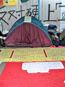 Protests against the demolition of the Edinburgh Place Star Ferry Terminal, 16 December 2006