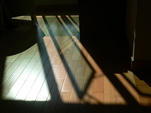 Shadows of windows, Sheung Wan, Hong Kong Island, 25 December 2006