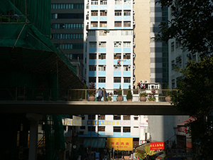 Footbridge, Possession Street, Sheung Wan, 27 December 2006