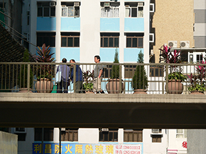 Footbridge, Possession Street, Sheung Wan, 27 December 2006