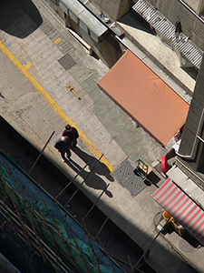Street seen from above, Sheung Wan, 23 December 2006