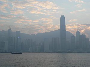 Sunset, Victoria Harbour, 14 January 2007