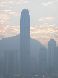 Sunset, Victoria Harbour, 14 January 2007